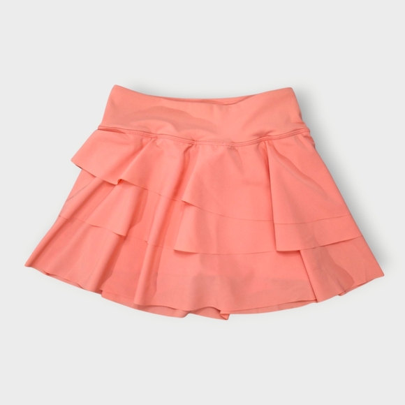 Women's High-Rise Ruffled Skort Skirt Joy Lab JoyLab Peach Orange Size XSmall - Picture 5 of 10